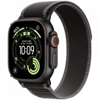 Apple Watch Ultra 3 GPS + Cellular 49mm Black Titanium Case with Black/Charcoal Trail Loop - S/M,Model A3281 в Metoo.kz - Metoo (1)