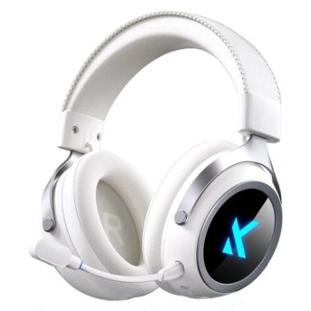 Наушники с микрофоном MCHOSE X9, 7.1 Surround, 53mm Drivers, 2.4/BT/USB, 2000mAh, White в Metoo.kz - Metoo (1)