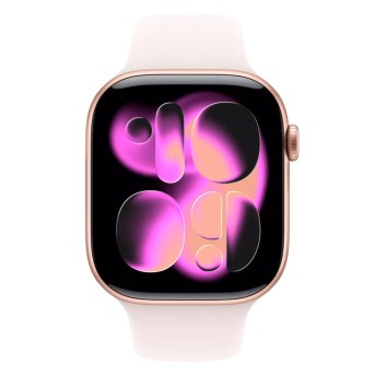 Apple Watch Series 11 GPS 42mm Rose Gold Aluminium Case with Light Blush Sport Band - S/M,Model A3331 в Metoo.kz - Metoo (2)