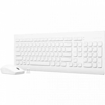 Клавиатура и мышь Lenovo 510 Wireless Combo Keyboard & Mouse White - Metoo (3)
