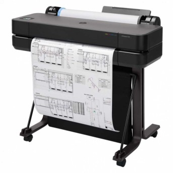 Плоттер HP DJ T630 24-in 5HB09D, 610mm, A1, 30сек/стр A1; 76л A1/час, WIFI,USB 2.0, remote print, auto switch sheet/roll в Metoo.kz - Metoo (2)