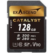 Карта памяти SD Exascend Catalyst, 128Gb, SDXC II, UHS-II (V90), R300/W280..