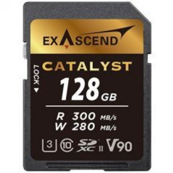Карта памяти SD Exascend Catalyst, 128Gb, SDXC II, UHS-II (V90), R300/W280 в Metoo.kz - Metoo (1)