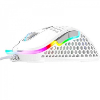 Мышь XTRFY M4 RGB, Pixart 3389 sensor, 16000 dpi, USB, right-handed, Ultra-Light, White в Metoo.kz - Metoo (2)