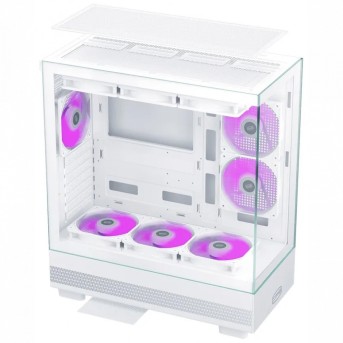 Корпус PCCooler C3Q500 WH ATX/mATX/ITX Type-C, USB3.0, USB2.0 Белый в Metoo.kz - Metoo (5)