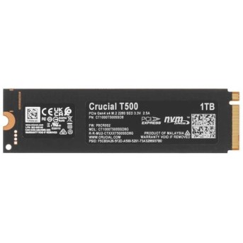 Твердотельный накопитель 1000Gb SSD Crucial T500 M.2 2280 R7300Mb/s W6800MB/s CT1000T500SSD8 в Metoo.kz - Metoo (2)