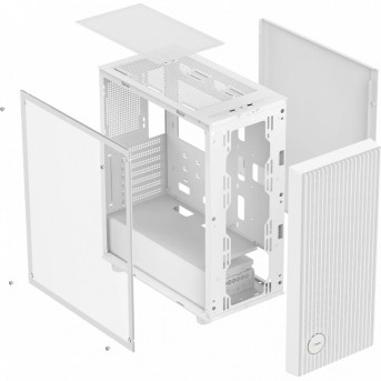 Корпус Ocypus Gamma C70 WH ATX/mATX/ITX 2xUSB Белый Gamma-C70-WHG000XX-GL в Metoo.kz - Metoo (5)