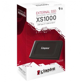 Внешний SSD Kingston SXS1000/1000G 1TB, USB 3.2 Gen 2, до 1050 МБ/с (чтение), 1000 МБ/с (запись), кабель USB-C к USB-A в Metoo.kz - Metoo (3)