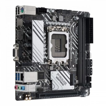 Материнская плата ASUS PRIME H610I-PLUS-CSM, LGA1700 H610 2xDDR5 4xSATA3 1xM2 D-Sub HDMI DP mITX в Metoo.kz - Metoo (2)