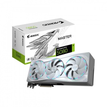Видеокарта GIGABYTE AORUS GeForce RTX 5080 MASTER ICE 16G, 16Gb/256bit, 1хHDMI+3xDP, PCIe5.0 в Metoo.kz - Metoo (3)