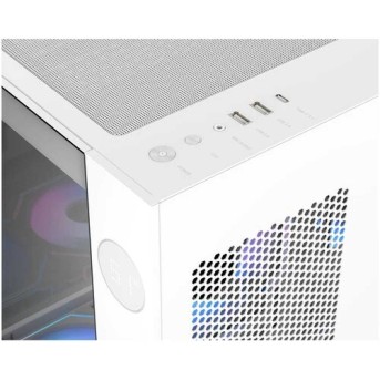 Корпус Ocypus Iota C70 WH ARGB ATX/mATX/mITX 2xUSB, Type-C, Белый, Iota-C70-WHD600XX-GL в Metoo.kz - Metoo (5)