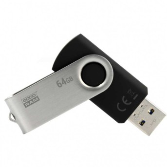 USB-ФЛЕШ-НАКОПИТЕЛЬ 64Gb GOODRAM UTS2 USB 2.0 UTS2-0640K0R 11 BLACK в Metoo.kz - Metoo (1)