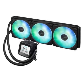Водяное охлаждение CPU Asus PRIME LC 360 ARGB LCD 360mm Liquid CPU Cooler, 3x120mm PWM Fan, ARGB в Metoo.kz - Metoo (2)