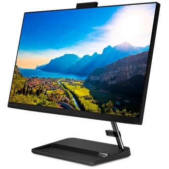 Моноблок Lenovo F0G0017DRU IdeaCentre AIO 3 24ITL6 23,8'' FHD (1920 x 1080) IPS/Intel Core i7-1165G7 2,8Ghz Quad/8GB/256GB/Integrated/Wi-Fi/BT5.0/720P HD Camera/USB mouse+keyboard/DOS/1Y/Black в Metoo.kz - Metoo (2)