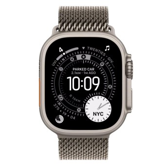 Apple Watch Ultra 3 GPS + Cellular 49mm Natural Titanium Case with Natural Titanium Milanese Loop - Small,Model A3281 в Metoo.kz - Metoo (2)