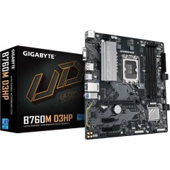 Материнская плата GIGABYTE B760M D3HP, LGA1700, B760, PCIe4.0, 4xDDR5, D-SUB+HDMI+DP, 2xM.2, mATX..