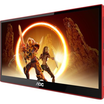 Монитор портативный AOC 15,6" 16G3 IPS 1920x1080 144Hz 4ms 250cd/m 1000:1 2xUSB-C 1xMicroHDMI в Metoo.kz - Metoo (2)