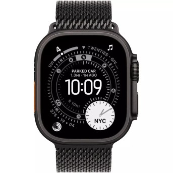 Apple Watch Ultra 3 GPS + Cellular 49mm Black Titanium Case with Black Titanium Milanese Loop - Small,Model A3281 в Metoo.kz - Metoo (2)