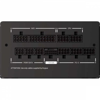 Блок питания Ocypus Iota P850 Черный 850W Full Modular, 80+ GOLD, КПД 91% Iota-P850-G1FFBK024X-EU в Metoo.kz - Metoo (5)