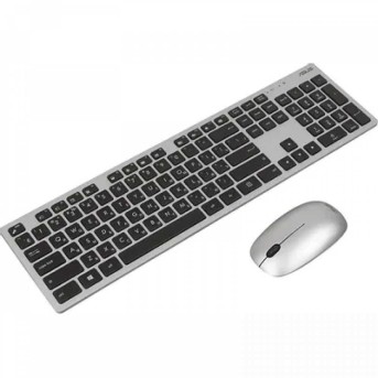 Клавиатура и манипулятор Asus W5000 Wireless Keyboard and Mouse Set Grey (90XB0430-BKM330) в Metoo.kz - Metoo (2)