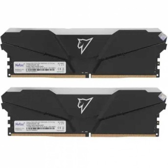 Модуль памяти Netac Shadow RGB, NTSRD4P32DP-16E, DDR4 DIMM, 8Gbx2, 3200Mhz, C16, Grey в Metoo.kz - Metoo (3)