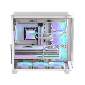 Компьютерный корпус Formula V Crystal U2 Floe White без Б/П в Metoo.kz - Metoo (3)