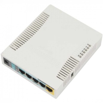 Wi-Fi точка доступа MikroTik RB951Ui-2HnD RouterBOARD 5UTP 100Mbps, 802.11b/<wbr>g/n, 1xUSB, PoE - Metoo (3)