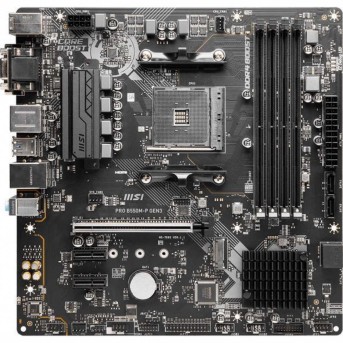 Материнская плата MSI PRO B550M-P GEN3 AM4 B550 4xDDR4 4xSATA3 RAID M.2 VGA HDMI DVI mATX в Metoo.kz - Metoo (2)