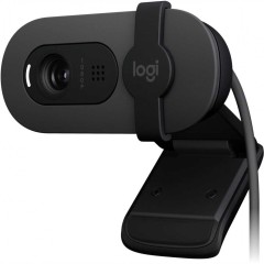 Камера Logitech Brio 100, 2Mpix(FullHD), Mic, USB2.0, 1.5 cable, Черный