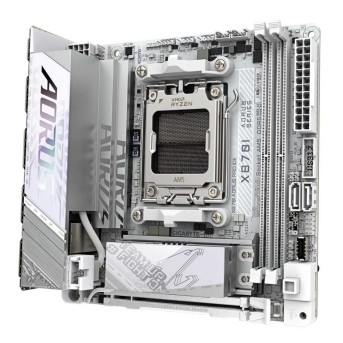 Материнская плата GIGABYTE X870I AORUS PRO ICE, AM5 X870, 4xDDR5, PCIe5.0,HDMI+USB4, 2xM.2, Mini-ITX в Metoo.kz - Metoo (2)