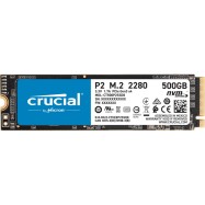 Твердотельный накопитель 500Gb SSD Crucial P2 3D NAND M.2 PCIe NVMe R2300Mb/s W940MB/s CT500P2SSD8..
