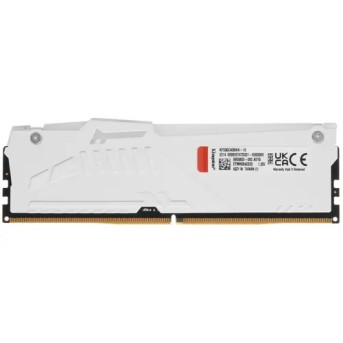 Kingston DRAM 16GB 5600MT/s DDR5 CL40 DIMM FURY Beast White RGB XMP в Metoo.kz - Metoo (2)