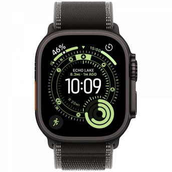 Apple Watch Ultra 3 GPS + Cellular 49mm Black Titanium Case with Black/Charcoal Trail Loop - S/M,Model A3281 в Metoo.kz - Metoo (2)