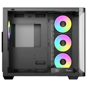 Корпус Ocypus Iota C70 BK Curve ARGB Digital ATX/mATX/mITX 2xUSB Type-C Черный Iota-C70-BKD400CD-GL в Metoo.kz - Metoo (4)