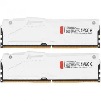 ОЗУ Kingston FURY Beast 64Gb (32x2) kit, DDR5 6000 MT/s, KF560C36BWEAK2-64, White в Metoo.kz - Metoo (3)