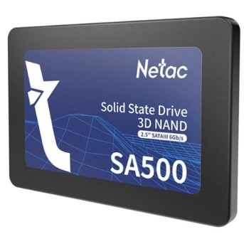 Твердотельный накопитель SSD 128Gb, SATA 6 Gb/s, Netac SA500, 2.5", 3D TLC, 500R/400W в Metoo.kz - Metoo (3)