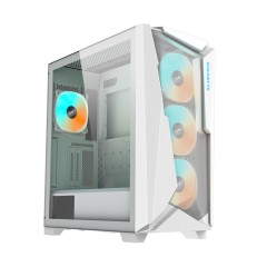 Компьютерный корпус GigaByte C301 GLASS WHITE V2, Без БП, 2xUSB3.0/Type-C, 4xARGB, White, E-ATX..