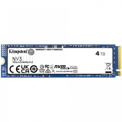 Твердотельный накопитель SSD 4000 Gb M.2 2280 Kingston SNV3S/<wbr>4000G, PCIe NVMe Gen 4x4, W6000/<wbr>R5000