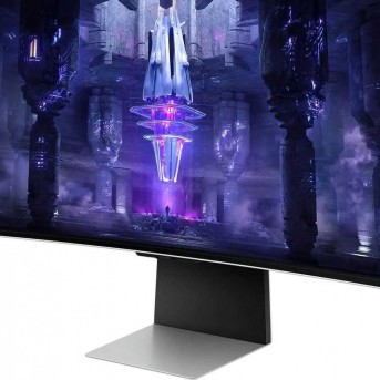 Монитор жидкокристаллический Samsung МониторжидкокристаллическийSamsungLS34BG 34'' 21:9 3440x1440(UWQHD) OLED, Curved, Нет, 175 Hz, 250 cd/m2, H178°/V178°, Speakers, Silver LS34BG850SIXCI в Metoo.kz - Metoo (7)