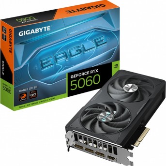 Видеокарта GIGABYTE GeForce RTX 5060 EAGLE OC 8G, 8Gb/128bit, 1хHDMI+3xDP, PCIe5.0 в Metoo.kz - Metoo (5)