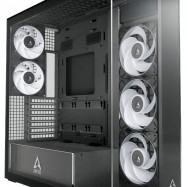 Компьютерный корпус Arctic Xtender Black(Clear Glass), 5 ARGB FAN, USB-C, 2xUSB-A, E-ATX..