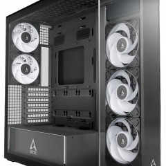 Компьютерный корпус Arctic Xtender Black(Clear Glass), 5 ARGB FAN, USB-C, 2xUSB-A, E-ATX..