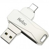 Флэш-накопитель Netac U782C USB3.0+TypeC Dual Flash Drive 128GB, up to 130MB/s