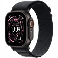 Apple Watch Ultra 3 GPS + Cellular 49mm Black Titanium Case with Black Alpine Loop - Medium,Model ..