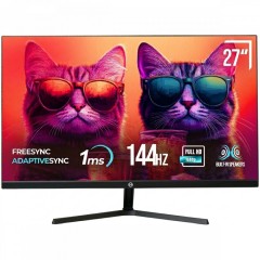 Монитор 27 ONVYX ONMR27FHD144B169F, FullHD, IPS, 144Hz, 1ms, 300 cd/m2, 1000:1, HDMI/DP, 2x3W..