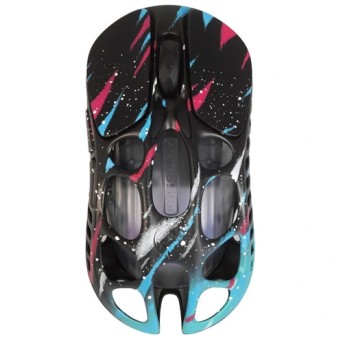 Мышь GravaStar Mercury XPro Neon Graffiti, PAW3950, 32000 DPI, 2.4/BT/Wired, 49±3g в Metoo.kz - Metoo (1)