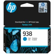 Картридж HP 938 Cyan Original Ink Cartridge для HP DeskJet 1110,HP DeskJet 2130,HP DeskJet 3630,HP OfficeJet 3830,HP OfficeJet 4650,HP ENVY 4520 4S6X5PE