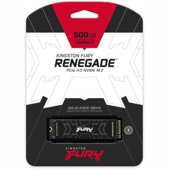Твердотельный накопитель SSD 500 Gb M.2 2280 Kingston Fury Renegade SFYRS/500G NVMe PCIe 4.0 NVMe в Metoo.kz - Metoo (3)