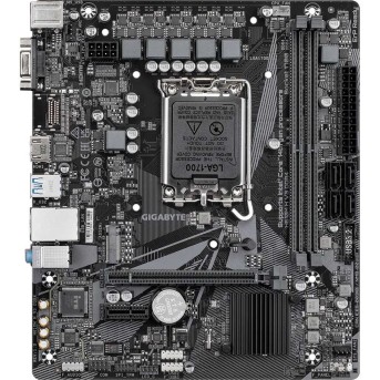 Материнская плата GIGABYTE H610M H V3 DDR4, LGA1700, H610, PCIe16, D-SUB+HDMI, M.2, 4xSATA, 2xDDR4 в Metoo.kz - Metoo (2)
