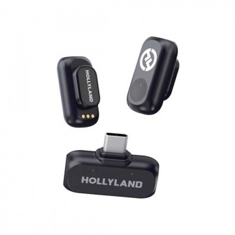 Петличный микрофон Hollyland Lark A1 Duo Черный - Metoo (2)